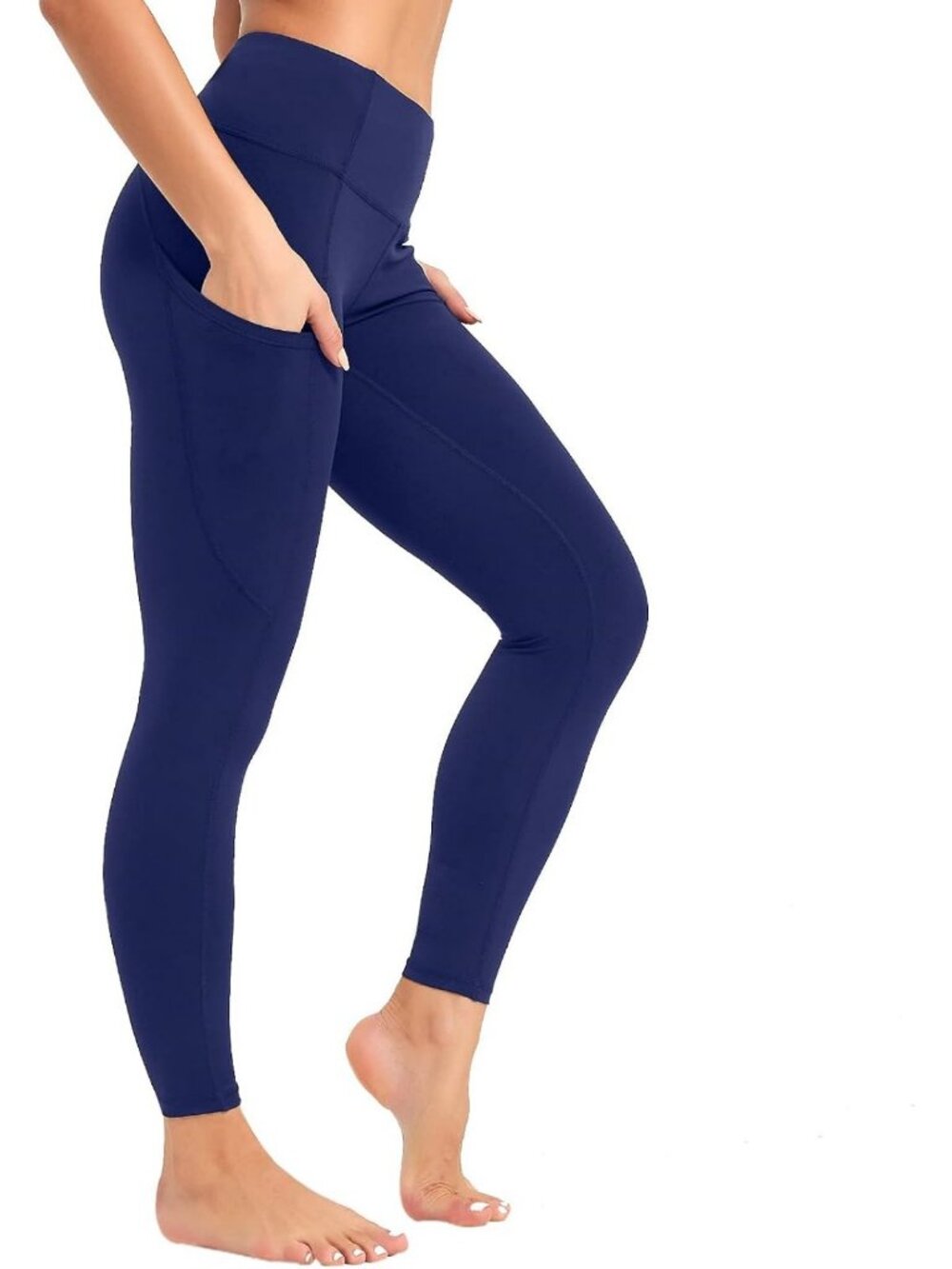 High-Waisted Yoga Pants with Pockets, Tummy Control, Buttery Soft Leggings for